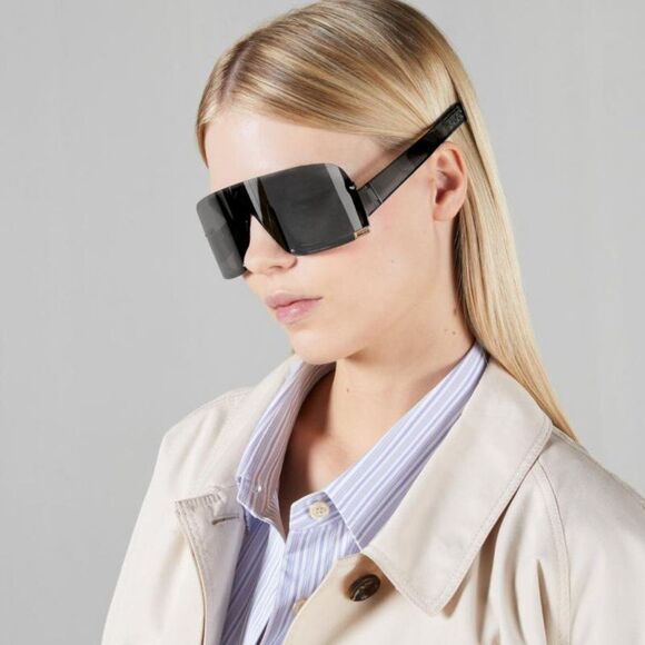 NEW GUCCI GG1637S 002 GREY SILVER SUNGLASSES